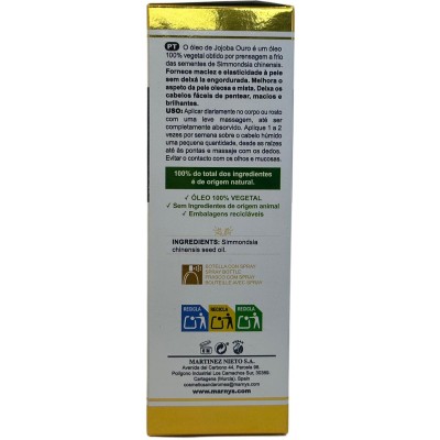 Aceite de Jojoba (1ª Presion en frio) spray 50ml de MARNYS Marnys AP202 Piel, Cabello y Uñas, Complementos y Vitaminas salud.bio