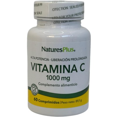 Vitamina C (escaramujo) 1000ml RETARD 60 comprimidos de NaturesPlus NaturesPlus NPLUS-11295 Vitamina C salud.bio