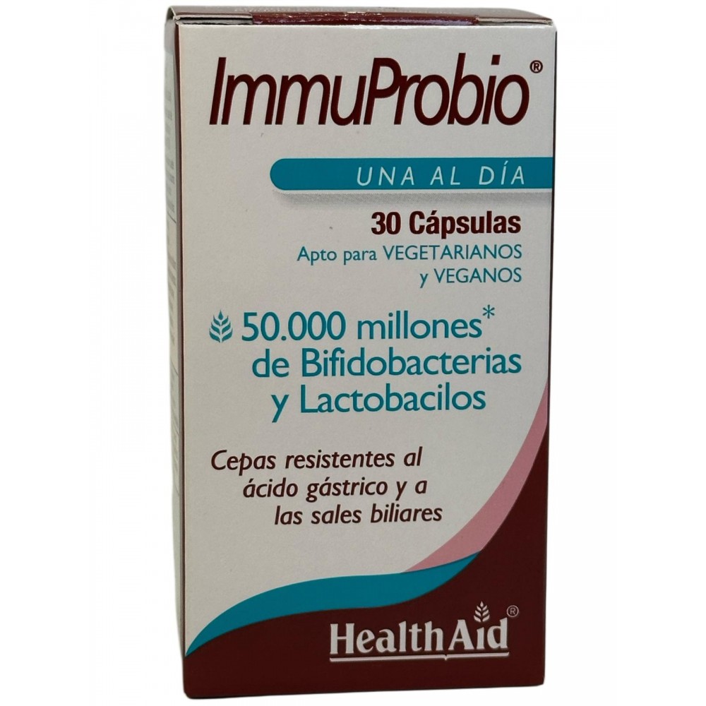 ImmuProbio (50.000 millones) 30 cápsulas de Health Aid Health Aid 802330 Ayudas aparato Digestivo salud.bio