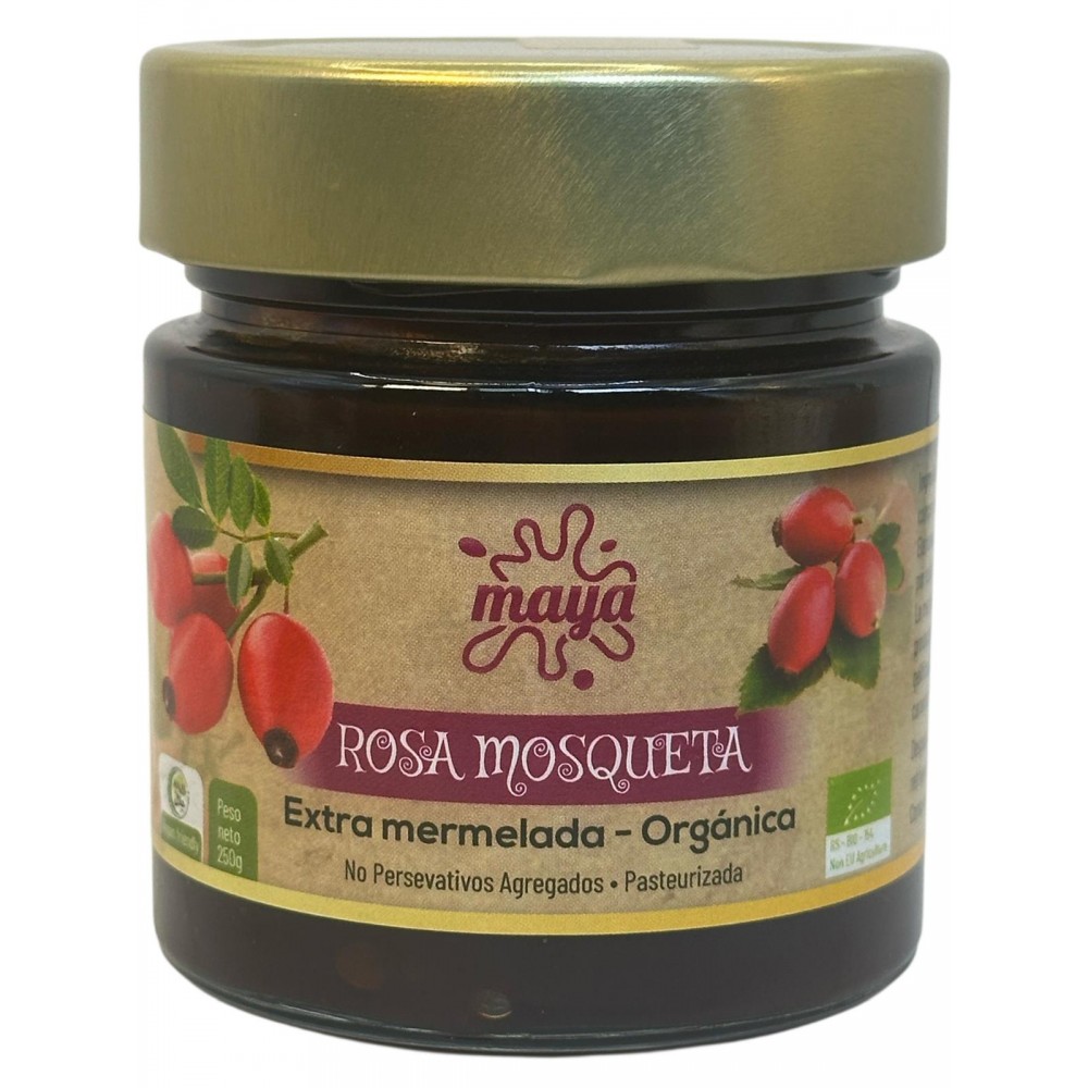 Mermelada de Rosa Mosqueta Extra Orgánica 250g de Maya Organic Maya Organic MAY-71063 Alimentación salud.bio