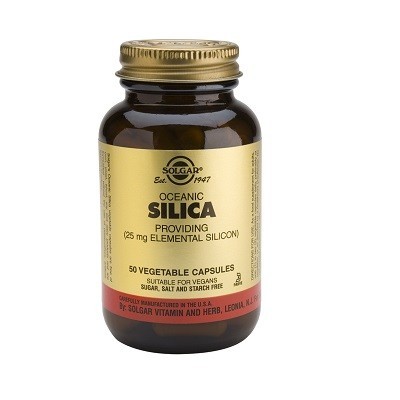 Silice Oceánico 25mg 50 cápsulas vegetales Solgar Solgar 102570 Vitaminas y Minerales salud.bio