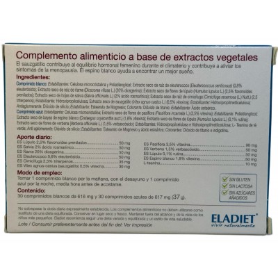 VitaWoman Menopausia (dia/noche) de Eladiet Eladiet PA.WOM.MEN.12 Menopausia salud.bio