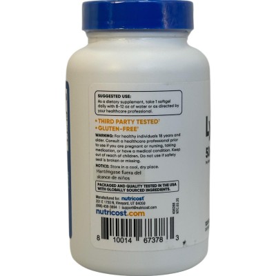 Licopeno 50 mg 120 cápsulas blandas de Nutricost Nutricost NCS-67378 Antioxidantes salud.bio