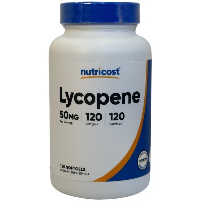 Licopeno 50 mg 120 cápsulas blandas de Nutricost Nutricost NCS-67378 Antioxidantes salud.bio