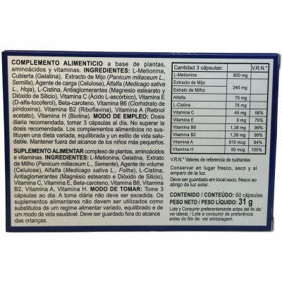 Mijovit 60 Cápsulas de integralia INTEGRALIA INT-54043 Piel, Cabello y Uñas, Complementos y Vitaminas salud.bio