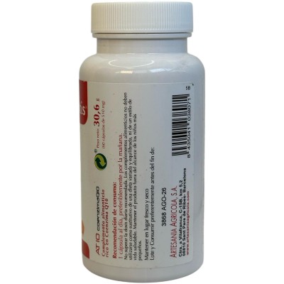 AT10 (Coenzima Q10) 100mg 60 cápsulas de Plantis Artesania Agrícola 092020 Antioxidantes salud.bio
