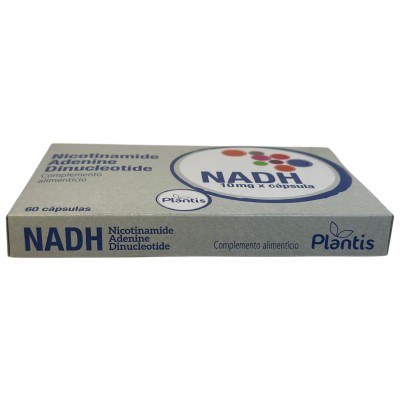 NADH Plus (Nicotinamide Adenine Dinucleotide) 60 Cápsulas de Plantis Artesania Agrícola ART-03560 Antioxidantes salud.bio