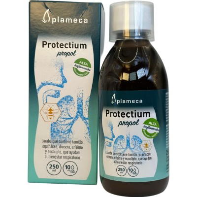Protectium Propol 250ml Jarabe de Plameca Plameca PLA-456400 Acción benéfica garganta y pecho salud.bio