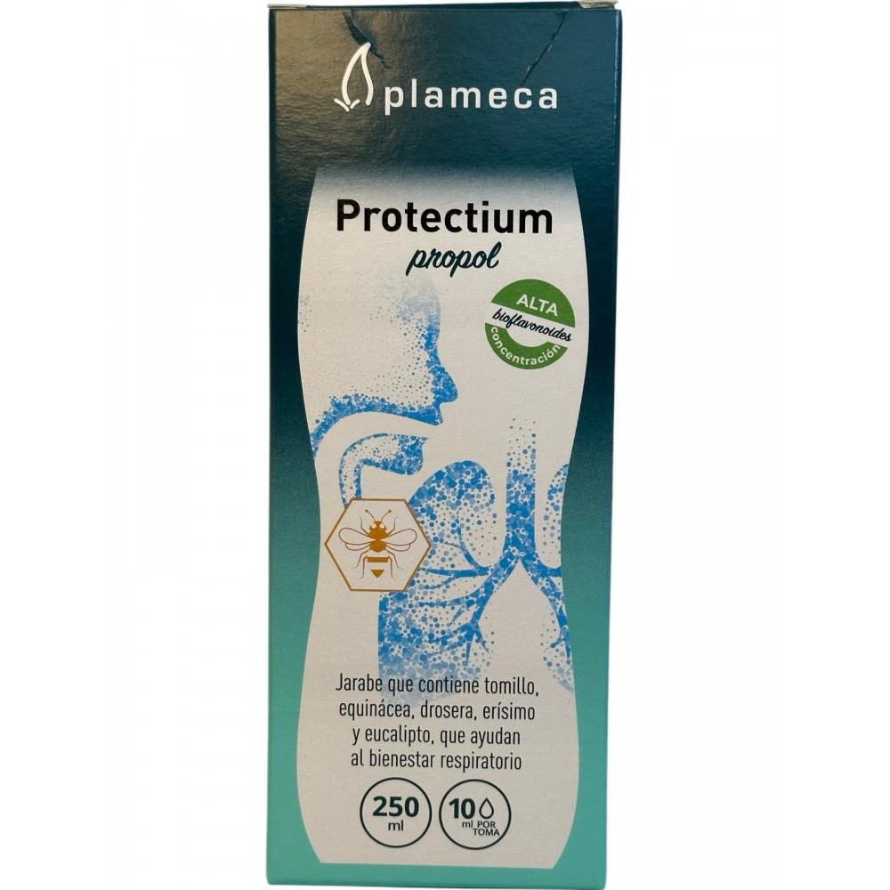 Protectium Propol 250ml Jarabe de Plameca Plameca PLA-456400 Acción benéfica garganta y pecho salud.bio