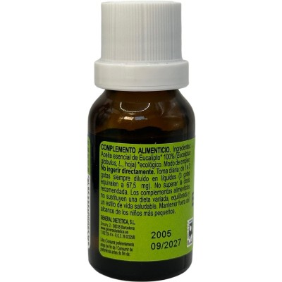 Aceite Esencial de Eucalipto Eco de Integralia INTEGRALIA  Acéites esenciales salud.bio
