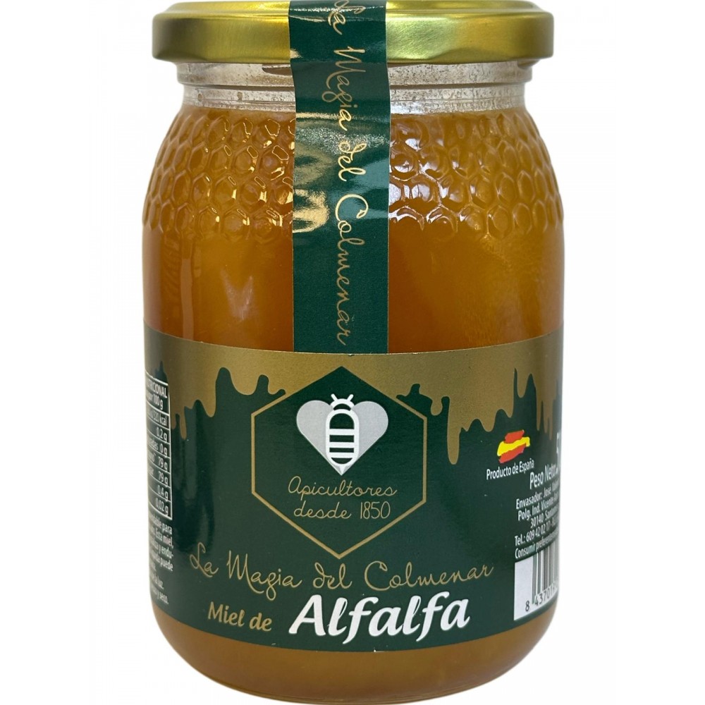 MIEL de Alfalfa 500g de la Magia del Colmenar La Magia del colmenar MAG-23992 Miel, Polen, Jalea Real, Propolis salud.bio
