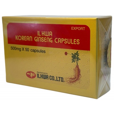 Ginseng IL HWA de 500mg en 50 cápsulas de Tongil Tongil A04 Cansancio, fatiga, astenia primaveral salud.bio