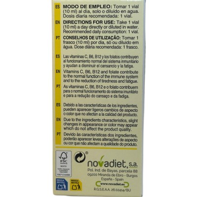 Novitake Imuno 20 viales de NovaDiet Novadiet 52121 Sistema inmunitario salud.bio