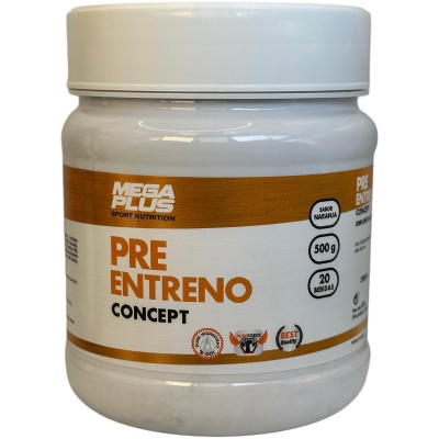 PreEntreno CONCEP (Pre-Work) 500g de Megaplus Megaplus MEG-142060 Suplementos Deportivos (Complementos Alimenticios) salud.bio