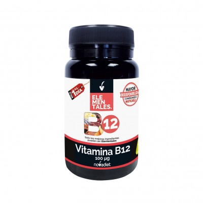 Vitamina B12 100 μg - Elementales de Novadiet Novadiet 535120 Vitamina B salud.bio