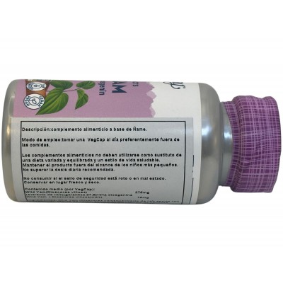 WILD YAM (Dioscorea villosa) 60 Cápsulas Vegetales de Solaray SOLARAY SOLA-03690 Menopausia salud.bio