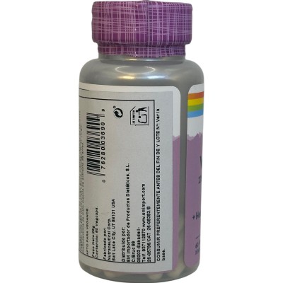 WILD YAM (Dioscorea villosa) 60 Cápsulas Vegetales de Solaray SOLARAY SOLA-03690 Menopausia salud.bio