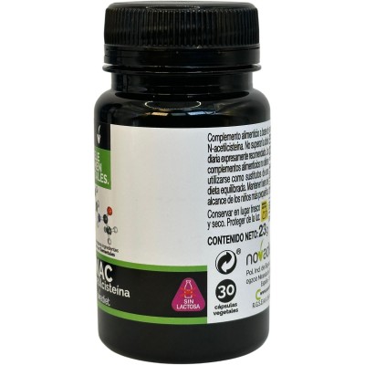 NAC N-Acetil L-Cisteína 300mg 30 cápsulas Vegetales de Novadiet Novadiet NOV-53541 Higado y sistema hepatobiliar salud.bio