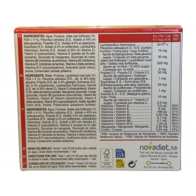 NODIJAL SÚPER (Defensas y Energia) 20 viales de Novadiet Novadiet NOV-52052 Sistema inmunitario salud.bio