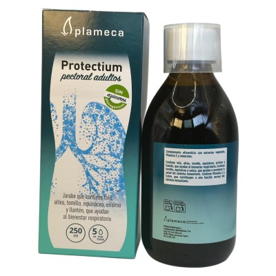 Protectium Pectoral Adultos 250ml Jarabe de Plameca Plameca PLA-534000 Acción benéfica garganta y pecho salud.bio
