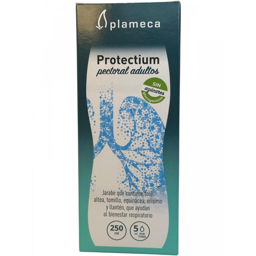 Protectium Pectoral Adultos 250ml Jarabe de Plameca Plameca PLA-534000 Acción benéfica garganta y pecho salud.bio