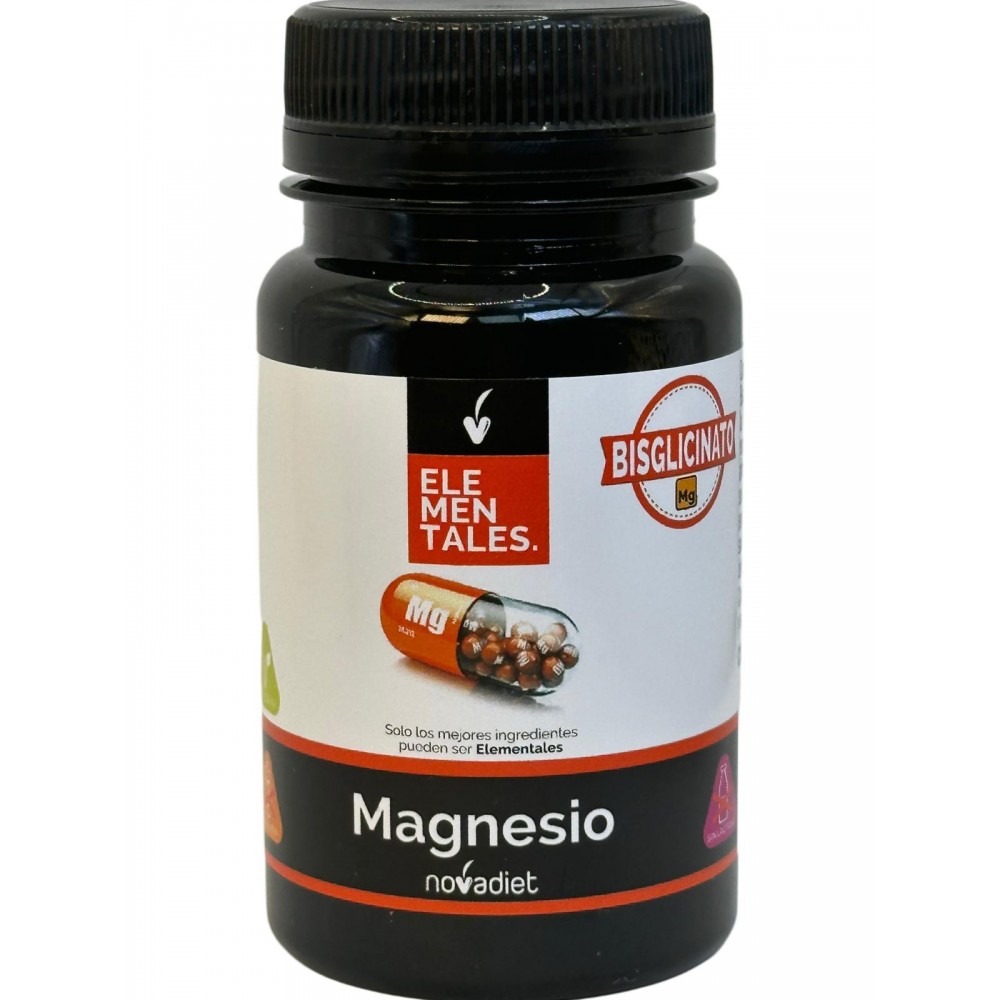 Magnesio Bisglicinato 500mg 90 comprimidos de Novadiet Novadiet NOV-53523 Articulaciones, Huesos, Tendones y Musculos, compon...