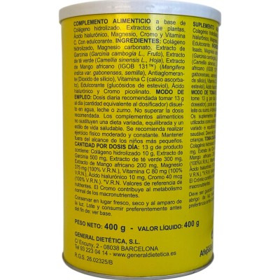 Colágeno Soluble Plus SLIM sabor Neutro 300g de Integralia INTEGRALIA INT-54511 Articulaciones, Huesos, Tendones y Musculos, ...