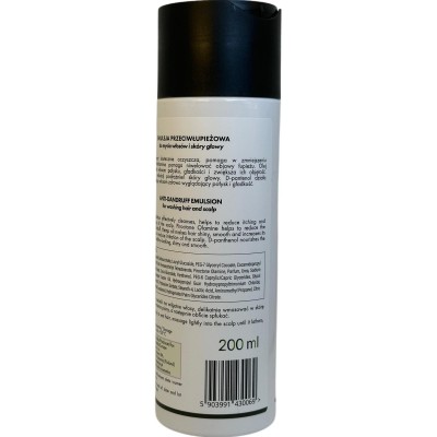 Champú emulsión anticaspa (cuida cabello y cuero cabelludo) 200ml de India cosmetic India Cosmetics IND-43006 Cosmética Natur...