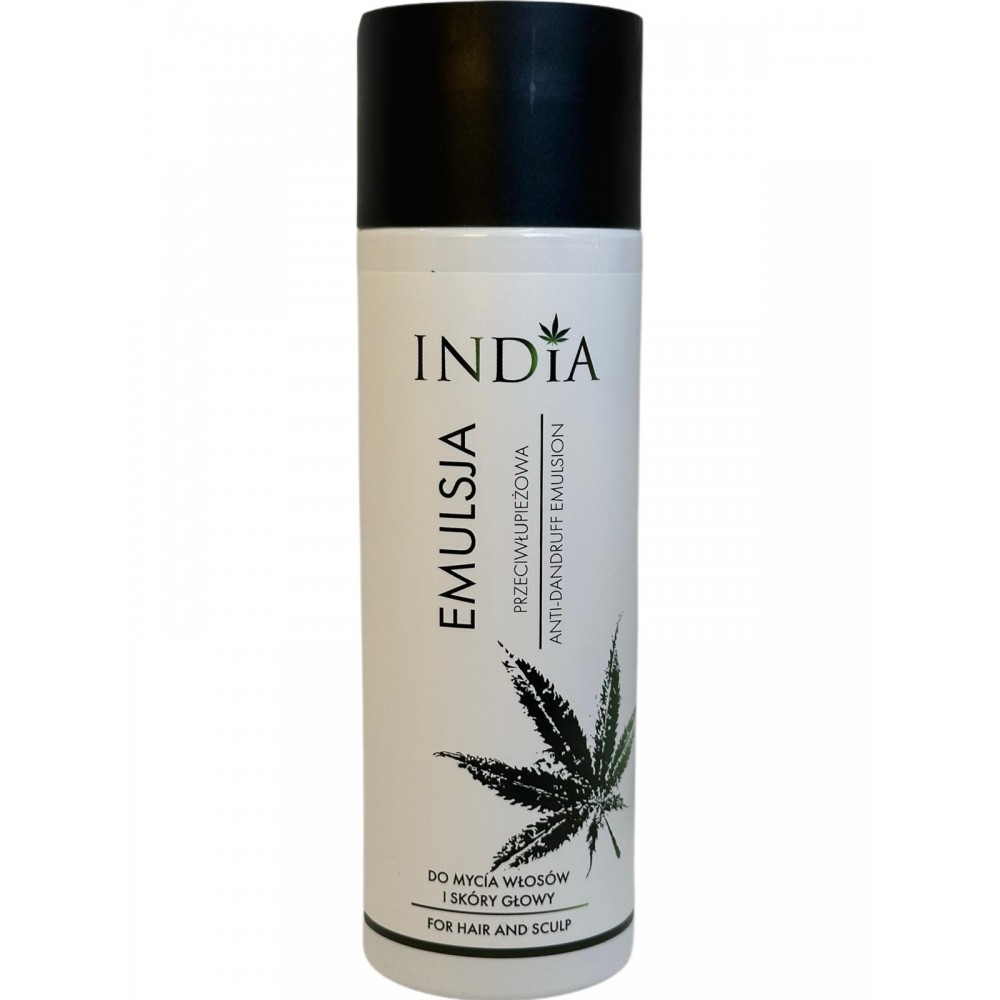 Champú emulsión anticaspa (cuida cabello y cuero cabelludo) 200ml de India cosmetic India Cosmetics IND-43006 Cosmética Natur...
