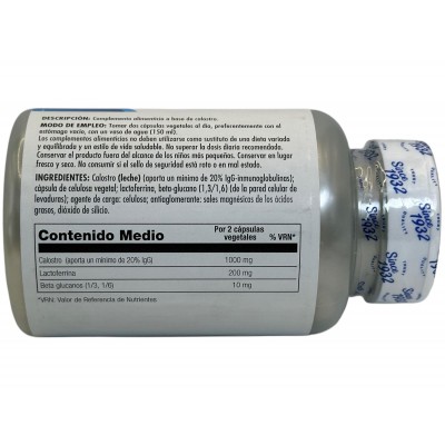 Factor de Transferencia 60 cápsulas de KAL SOLARAY SOLA-55904 Sistema inmunitario salud.bio