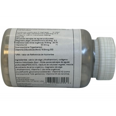 Collagen Bone Complete 90 cápsulas vegetales de Solaray Eladiet SOLA-66456 Articulaciones, Huesos, Tendones y Musculos, compo...