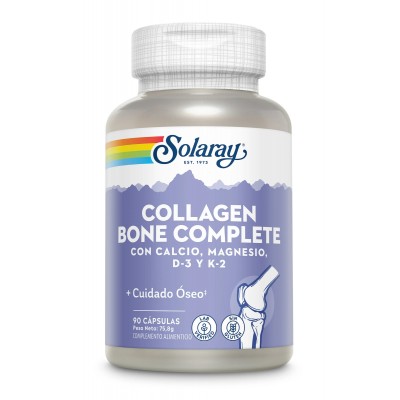 Collagen Bone Complete 90 cápsulas vegetales de Solaray Eladiet SOLA-66456 Articulaciones, Huesos, Tendones y Musculos, compo...