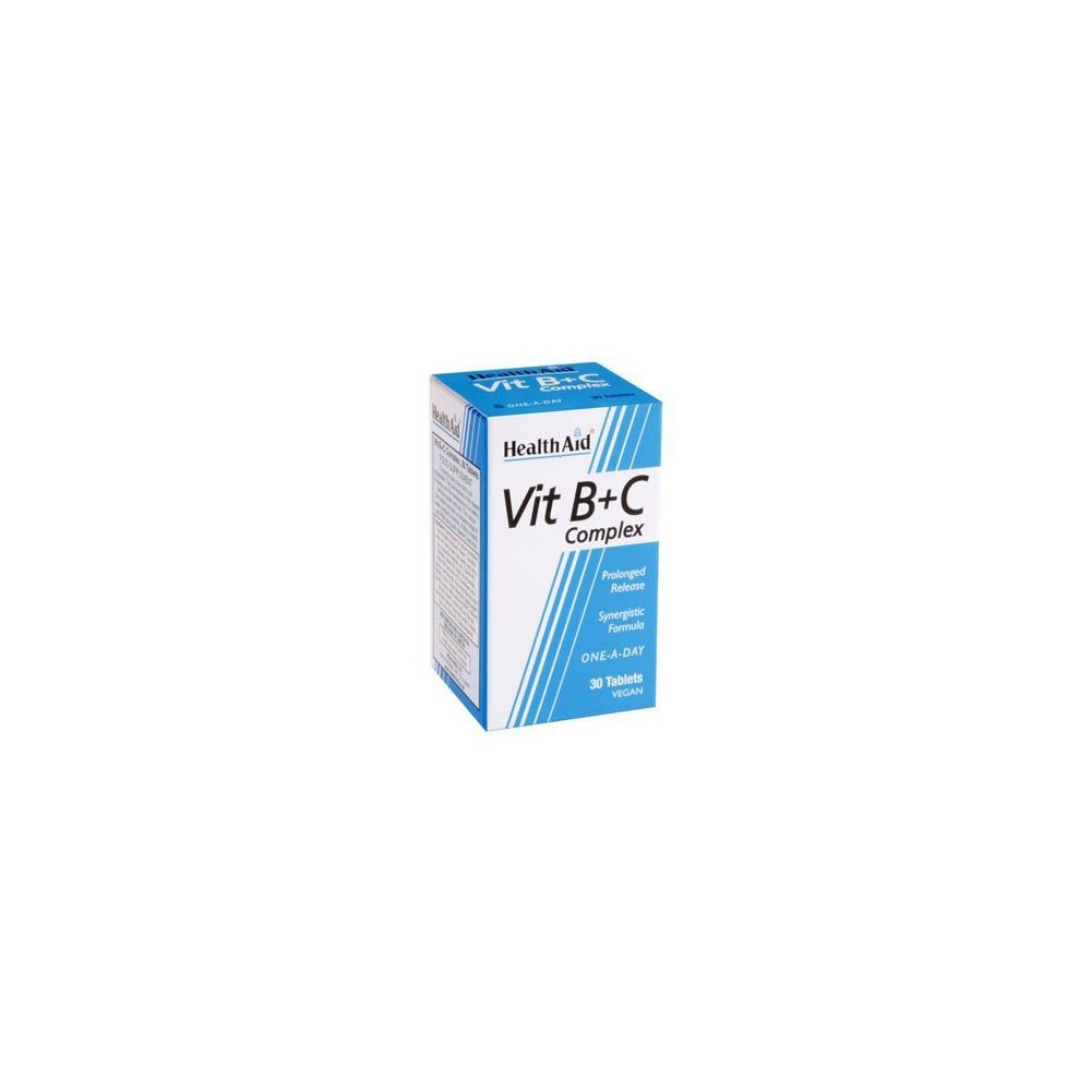 Vit B+C Complex de Health Aid Health Aid 801035 Vitamina B salud.bio