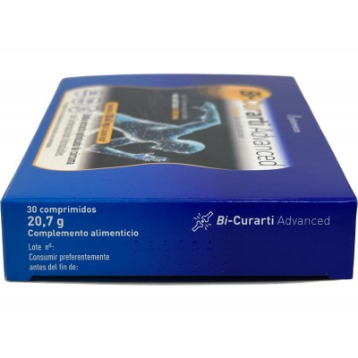 PACK 3 Unidades Bi-Curarti Advanced 30 comprimidos (180Comp) de Plameca Plameca 3-PLA-84619 Suplementos Naturales acción Anal...