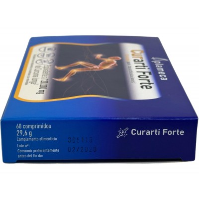 PACK 3 unidades Curarti FORTE 60 comprimidos de Plameca Plameca 3-PLA-84622 Suplementos Naturales acción Analgesica, Antiinfl...