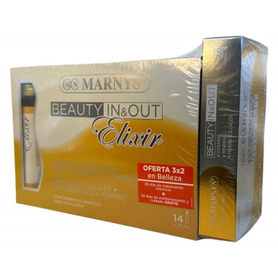 Pack 2x Beauty Elixir 14 viales + Beauty 30 de Marnys Marnys PACKMNV449_X2_MN449 Nutricosmética salud.bio