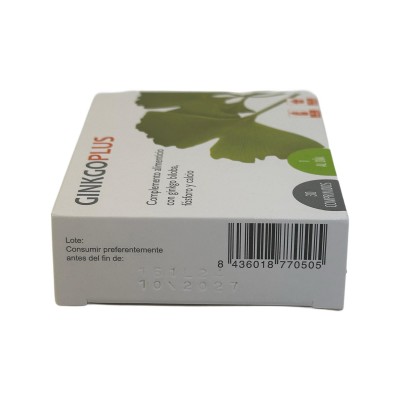 Ginkgo Plus 30 comprimidos de Herbofarm HerboFarm HFA-77050 Sistema circulatorio salud.bio