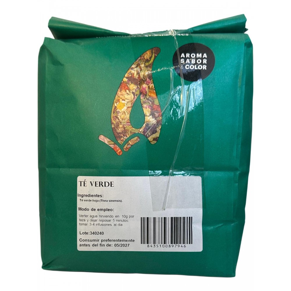 Té Verde Entero 1Kg de Plameca Plameca PLA-084229 Plantas Medicinales salud.bio