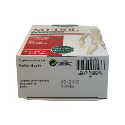 NO-DOL 30 NATURCAPS de ESI® ESI ESI-37010101 Suplementos Naturales acción Analgesica, Antiinflamatoria, malestar, dolor salud...