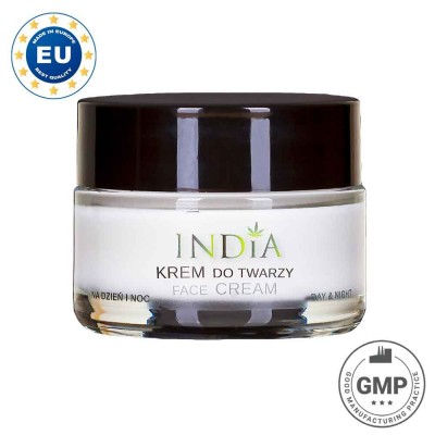 Crema Facial Día y Noche 50ml. aceite de cañamo de India Lab India Cosmetics 283582 Cosmética Natural salud.bio