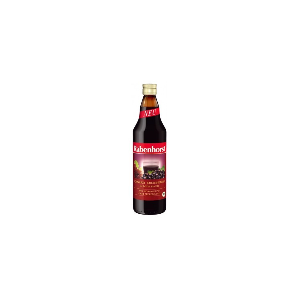 ZUMO ECO. DE GROSELLA NEGRA EN UVA ROJA 750ml RABENHORST Rabenhorst R0195 Zumos salud.bio