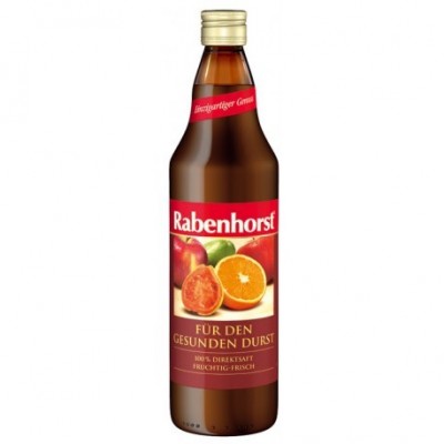 ZUMO MANZANA, NARANJA Y GUAYABA 750ml RABENHORST Rabenhorst R0109 Zumos salud.bio