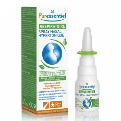 Spray nasal Descongestionante con AE BIO 15 ml de Puressentiel  Puressentiel Laboratorios  3401097183190 Sistema respiratório...