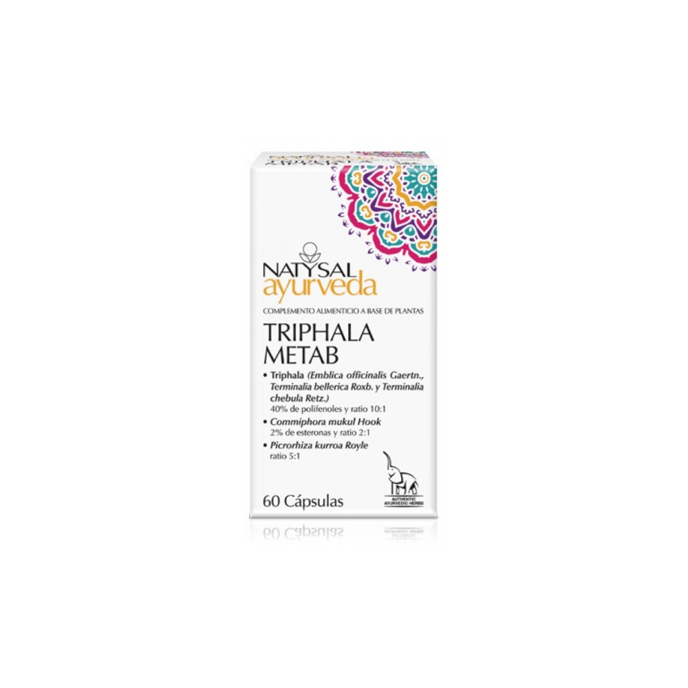 Triphala Metab Ayurveda de Natysal Natysal 13538 Control de Peso salud.bio