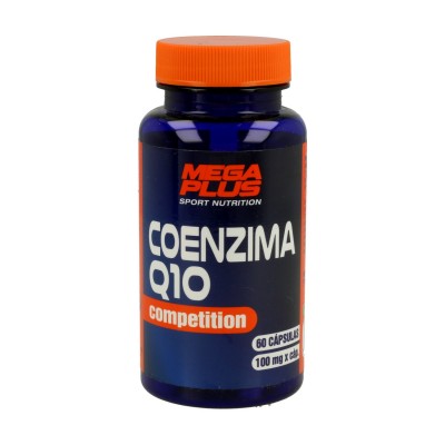 Coenzima Q10 100mg 60 cápsulas (serie Competition) de Megaplus Artesania Agrícola MEG-06434 Antioxidantes salud.bio