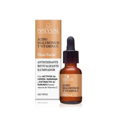 Elixir facial de Ácido Hialurónico y Vitamina C 15 ml de Natysal Natysal  Cosmética Natural salud.bio