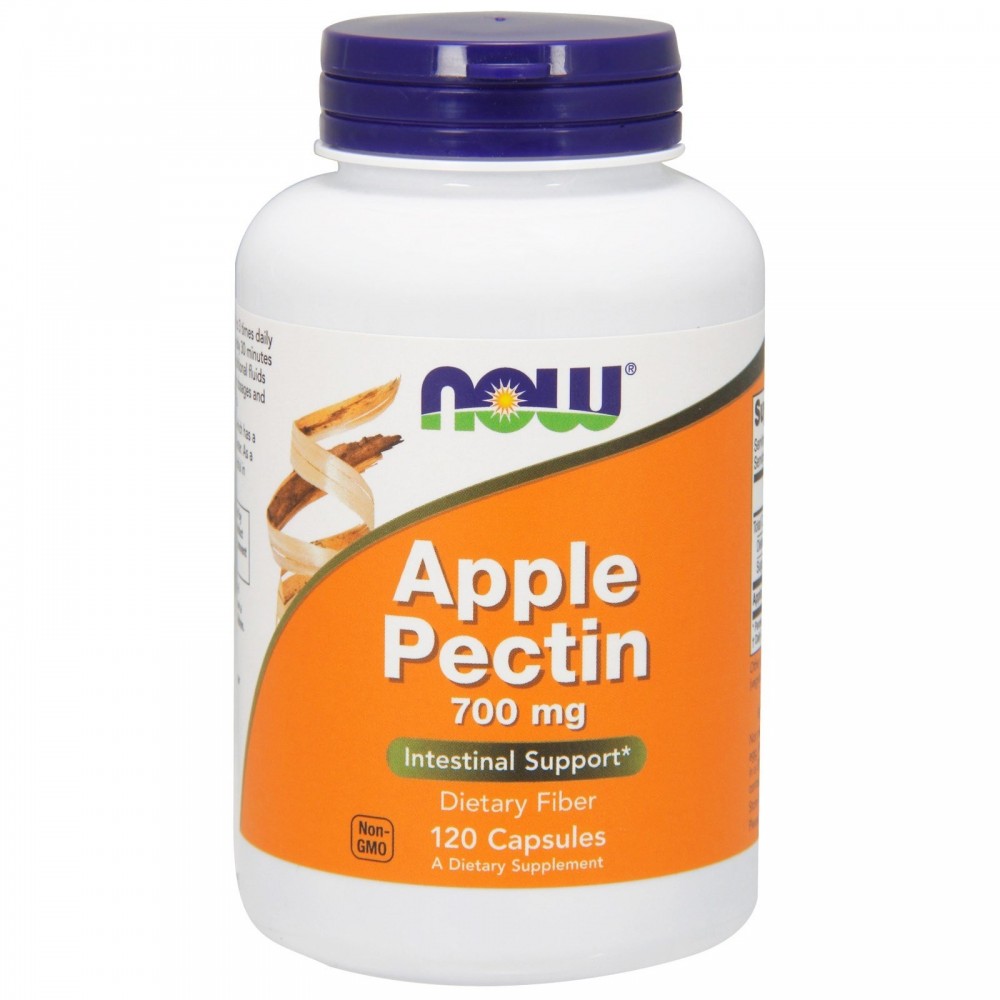 Pectina de Manzana, 700 mg, 120 cápsulas de Now Foods NOW Foods NOW-06425 Ayudas aparato Digestivo salud.bio