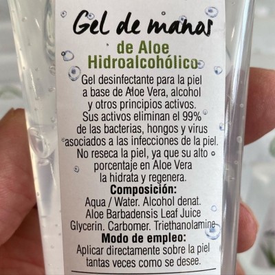 Gel de manos de Aloe Vera hidroalcohólico de Mycofit Mycofit S.L.  Uso tópico salud.bio