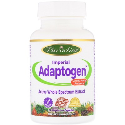 Adaptógeno Imperial, 60 cápsulas vegetarianas de Paradise Herbs Paradise PAR-77767 Estados emocionales, ansiedad, estrés, dep...