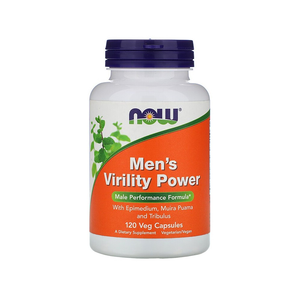 Men's Virility Power, 120 cápsulas vegetales de Now Foods NOW Foods  Libido hombre y mujer salud.bio